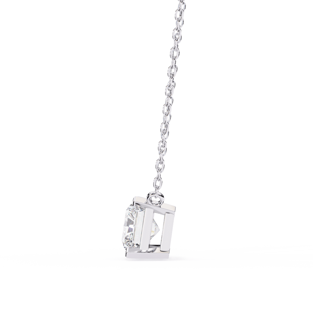 Diamond Pendant Necklace | Refined Pendant | Ozziva
