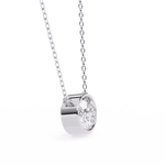 Diamond Pendant Necklace | Minimal Pendant | Ozziva