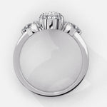 Diamond Engagement Ring | Oval Three Stone | Ozziva