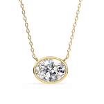 Diamond Pendant Necklace | Minimal Pendant | Ozziva