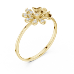 Diamond Ring for Women | Minimal Diamond Ring | Ozziva