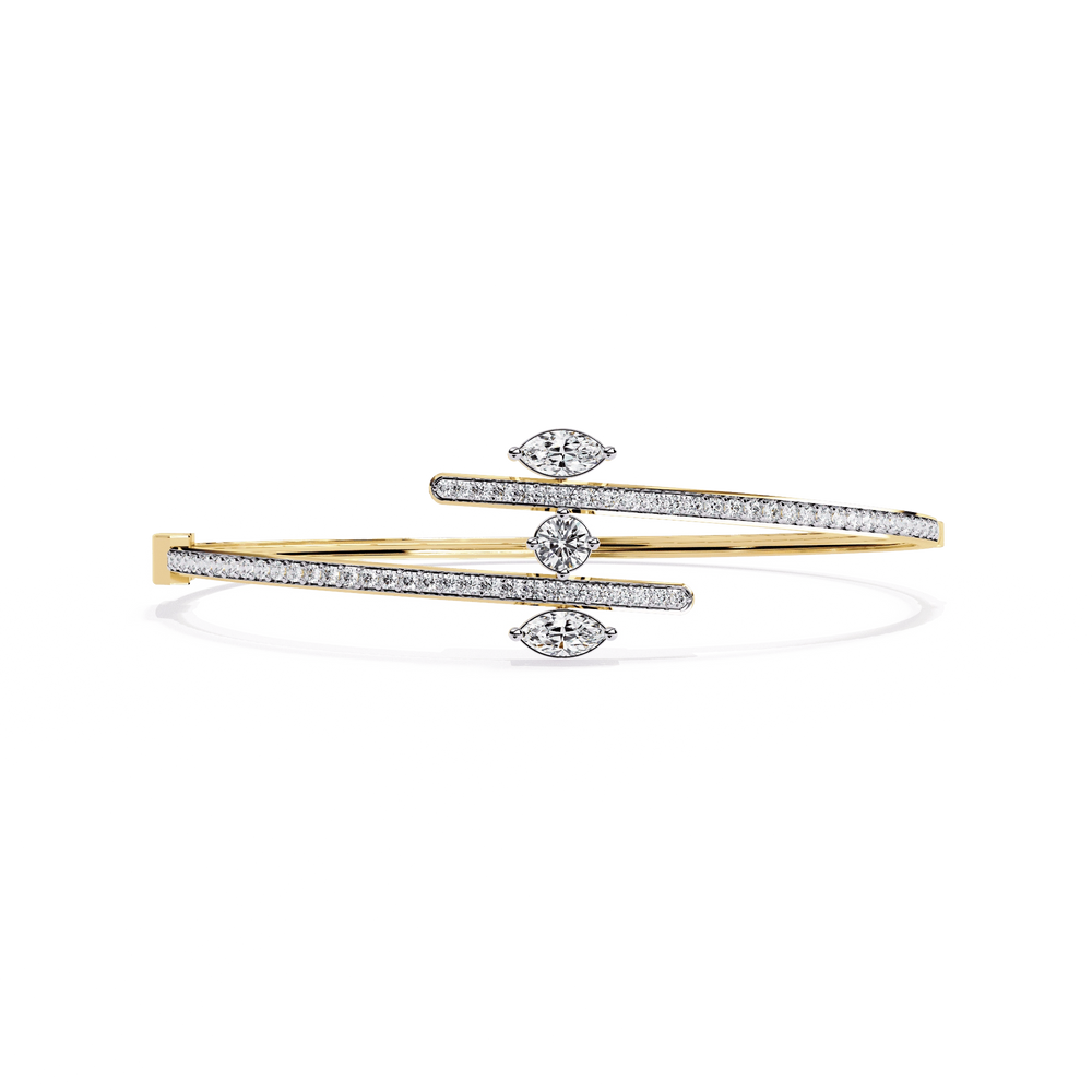 Diamond Bangle for Women | Refined Bangle | Ozziva