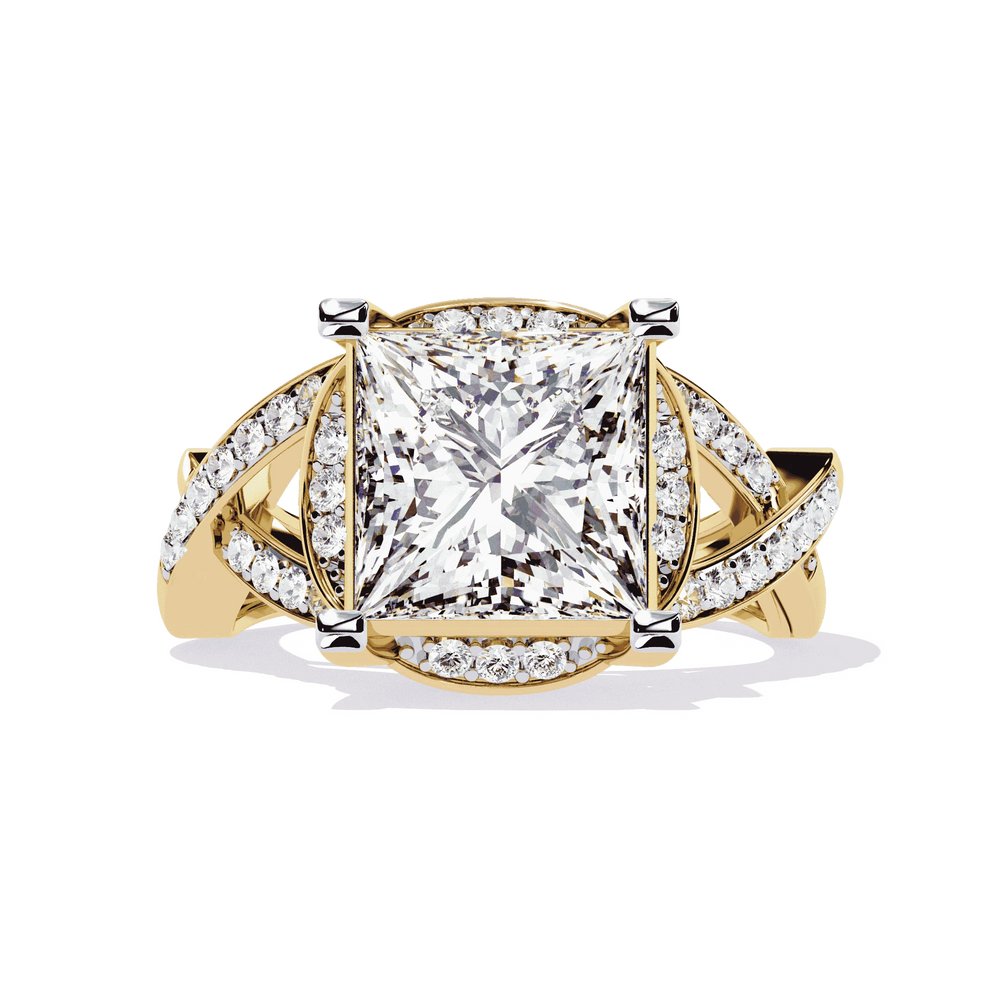 Diamond Ring for Women | Split Shank Ring | Ozziva