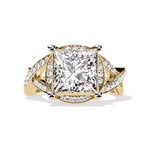 Diamond Ring for Women | Split Shank Ring | Ozziva