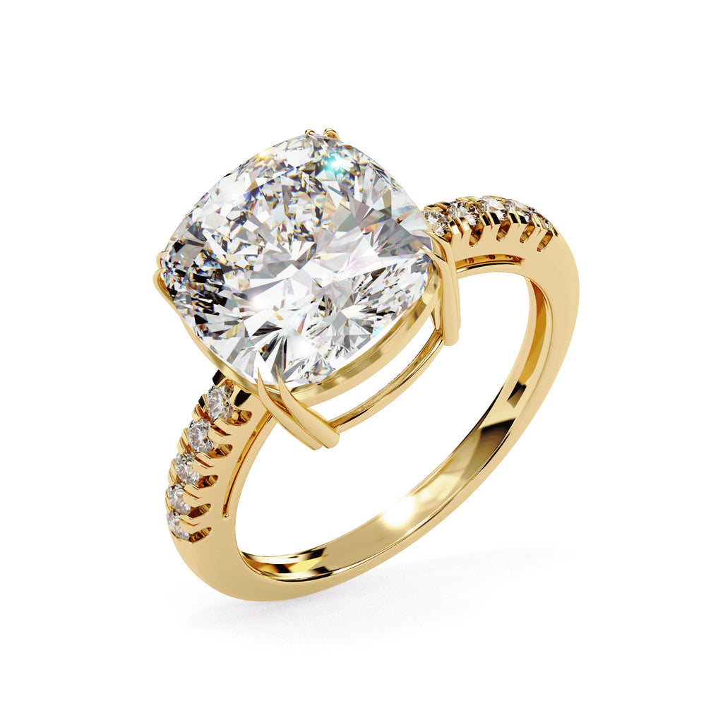 Diamond Ring for Women | Radiant Diamond | Ozziva
