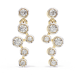 Diamond Stud Earrings for Women | Solitaire Stud | Ozziva