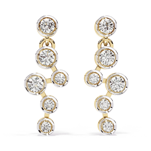 Diamond Stud Earrings for Women | Solitaire Stud | Ozziva