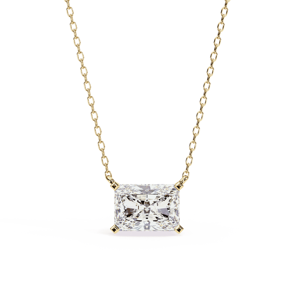Diamond Pendant Necklace | Refined Pendant | Ozziva