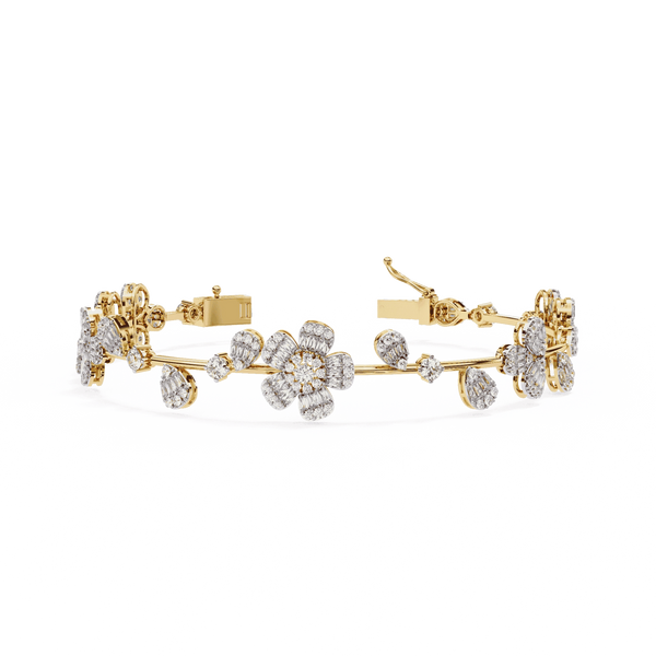 Diamond Bracelet for Women | Minimal Bracelet | Ozziva