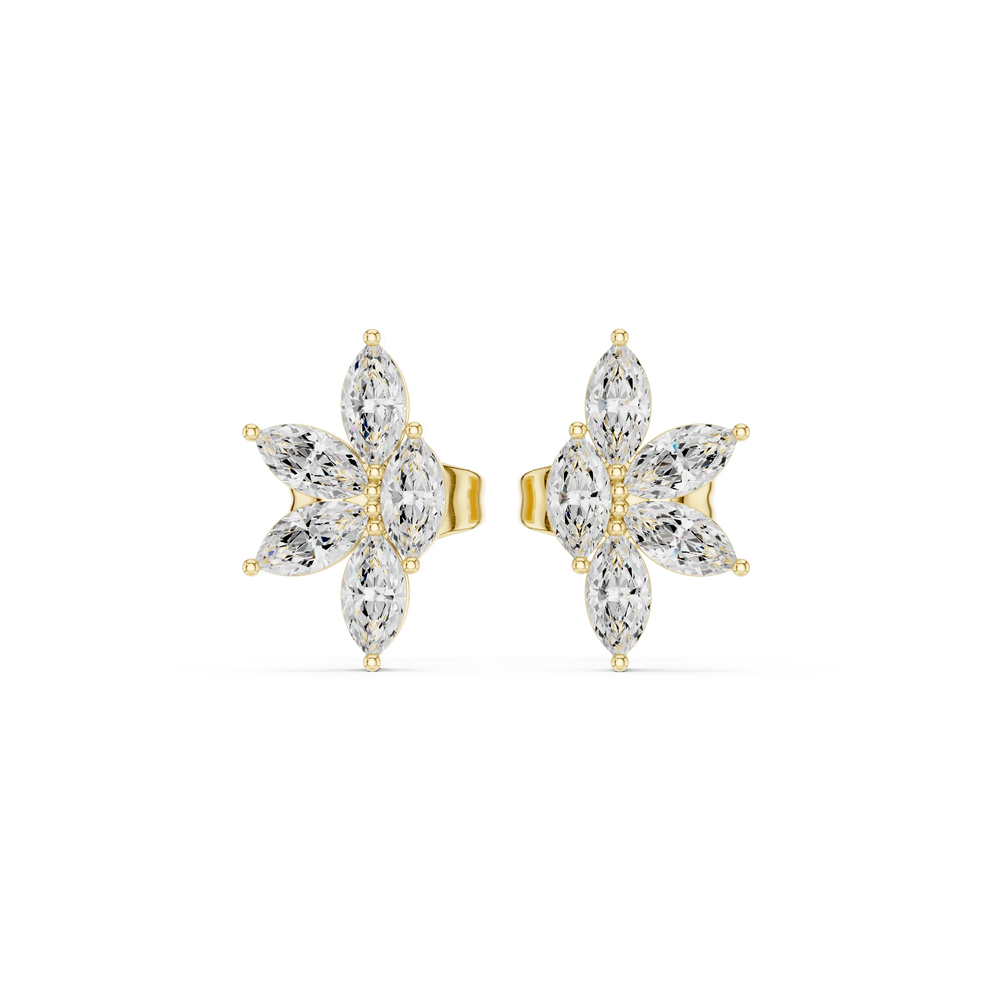 Diamond Hoop Earrings | Modern Hoops | Ozziva