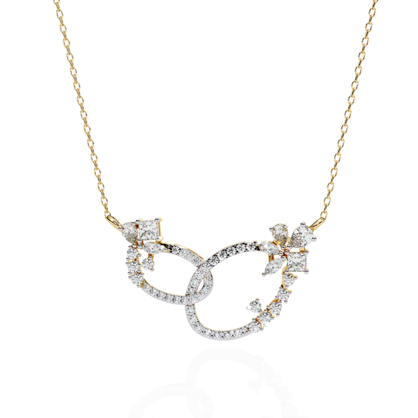 Diamond Necklace for Women | Brilliant Cut | Ozziva