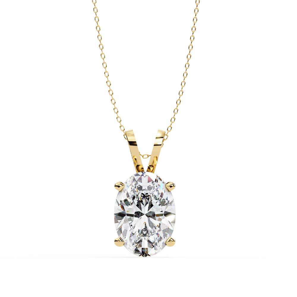 Diamond Pendant Necklace | Elegant Pendant | Ozziva