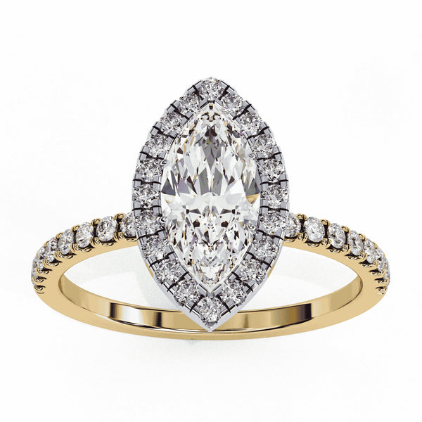 Diamond Ring for Women | Marquise Diamond | Ozziva