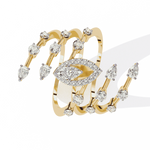 Diamond Ring for Women | Multi Band Ring | Ozziva