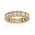 Diamond Eternity Ring | Emerald Cut Band | Ozziva