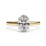 Diamond Engagement Ring | Oval Solitaire | Ozziva