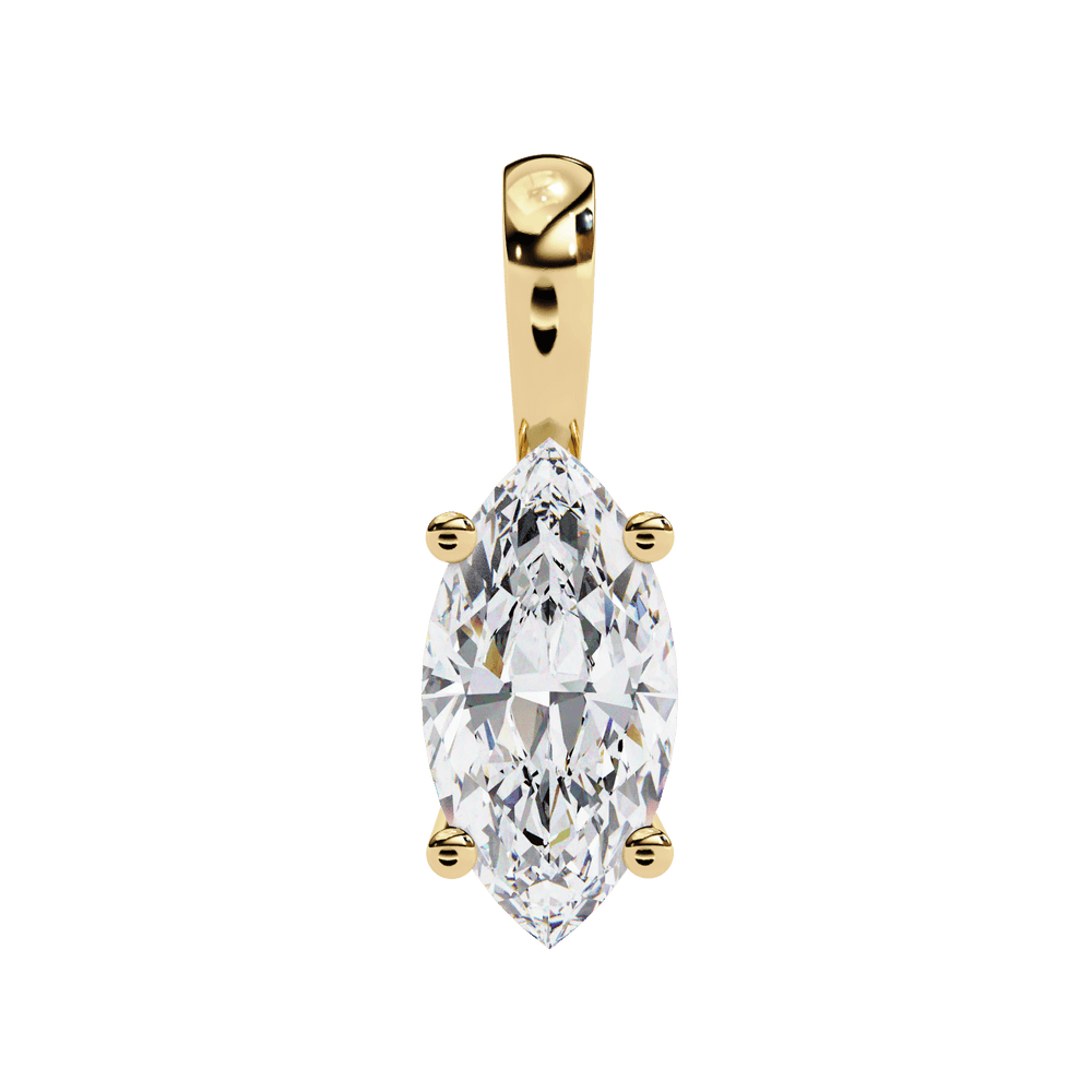 Diamond Pendant for Women | Marquise Pendant | Ozziva