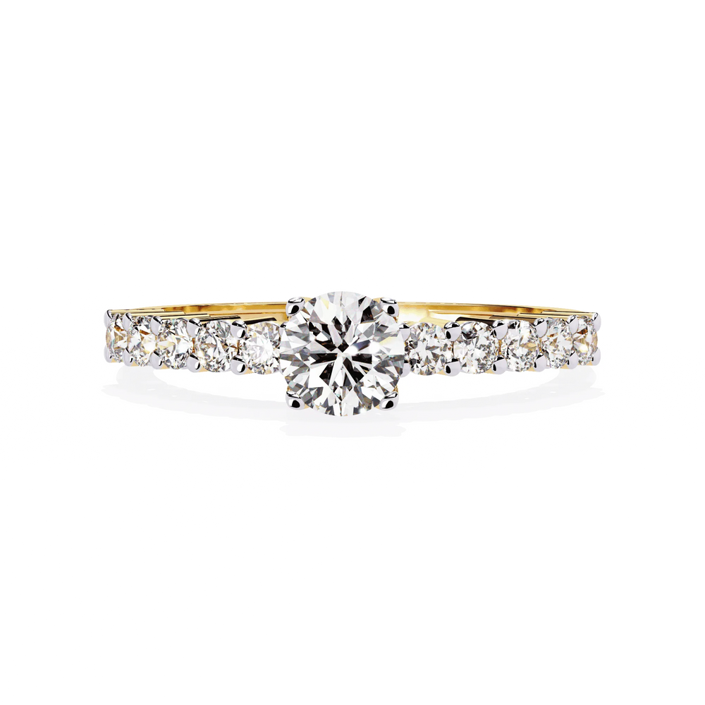 Diamond Ring for Women | Graduated Diamond Ring | Ozziva