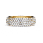 Diamond Eternity Ring | Pavé Dome Band | Ozziva