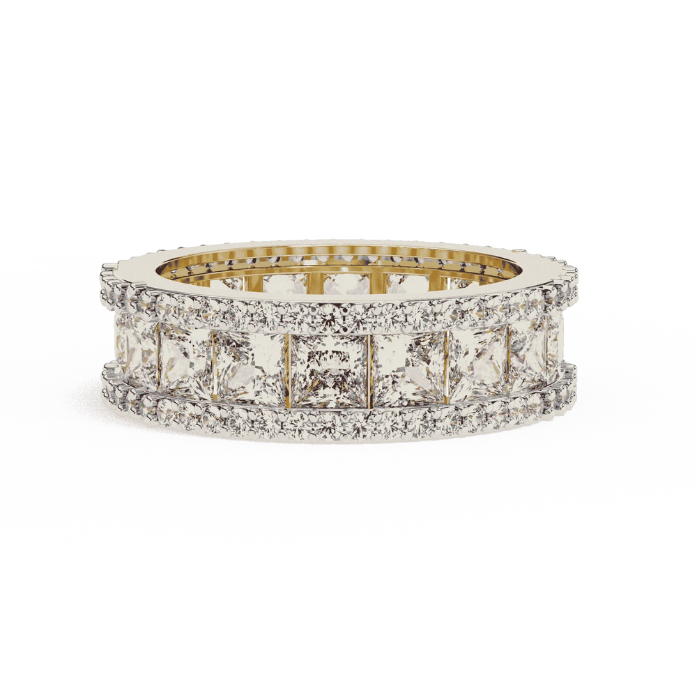 Diamond Eternity Ring | Princess Pavé Band | Ozziva