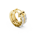 Diamond Earrings for Women | Round Cut Stud | Ozziva