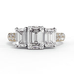 Diamond Ring for Women | Emerald Cut Ring | Ozziva
