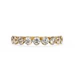 Diamond Band Ring for Women | Graduated Band | Ozziva