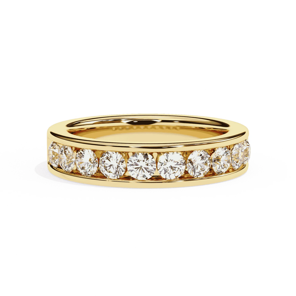 Diamond Band Ring for Women | Channel Band | Ozziva