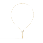 Diamond Necklace for Women | Circle Necklace | Ozziva