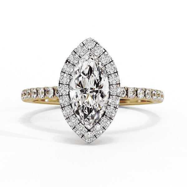 Diamond Ring for Women | Marquise Diamond | Ozziva