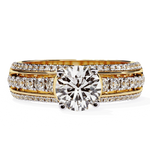 Diamond Ring for Women | Pavé Diamond Ring | Ozziva