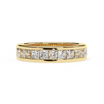 Diamond Band Ring for Women | Channel Band | Ozziva