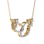 Diamond Necklace for Women | Brilliant Cut | Ozziva