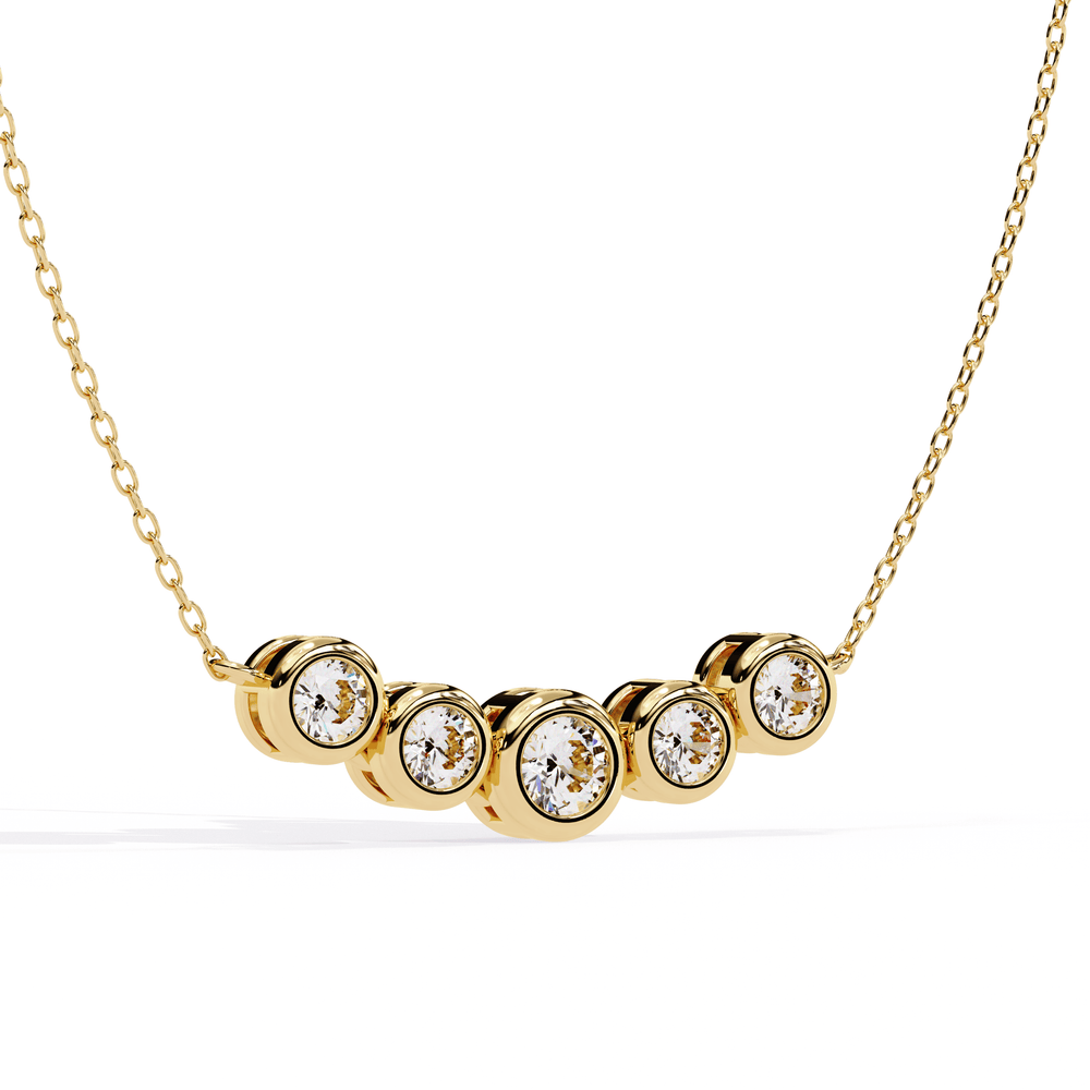Diamond Pendant Necklace | Signature Pendant | Ozziva