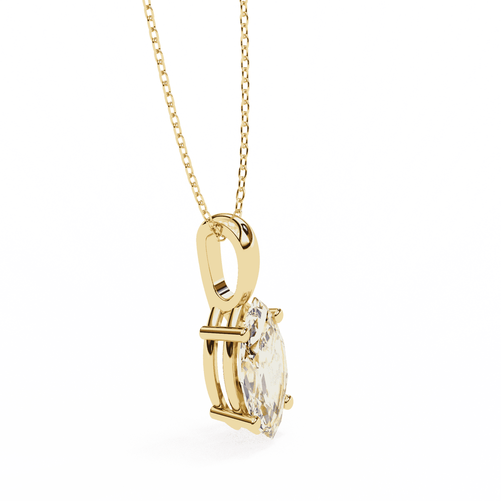 Diamond Pendant for Women | Marquise Pendant | Ozziva