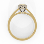 Diamond Engagement Ring | Oval Solitaire | Ozziva