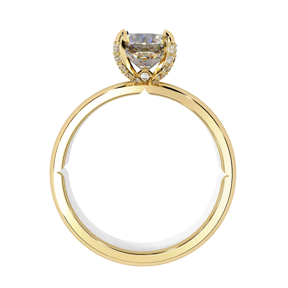 Diamond Ring for Women | Hidden Halo Ring | Ozziva