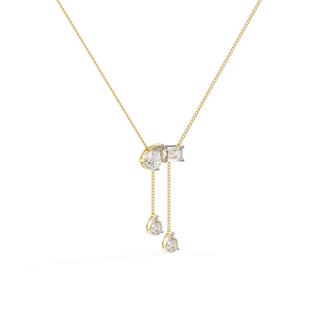 Diamond Necklace for Women | Minimal Necklace | Ozziva