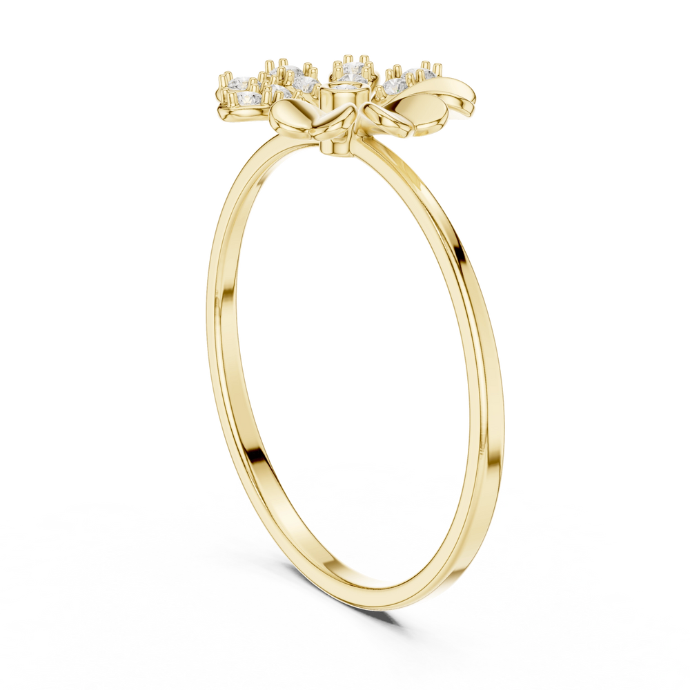 Diamond Ring for Women | Minimal Diamond Ring | Ozziva