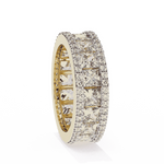 Diamond Eternity Ring | Princess Pavé Band | Ozziva
