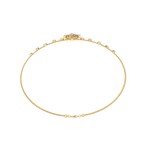 Gold Diamond Bangle for Women | Sleek Bangle | Ozziva