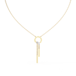 Diamond Necklace for Women | Circle Necklace | Ozziva
