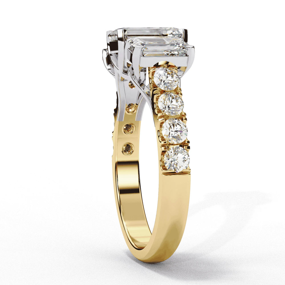 Diamond Ring for Women | Emerald Cut Ring | Ozziva