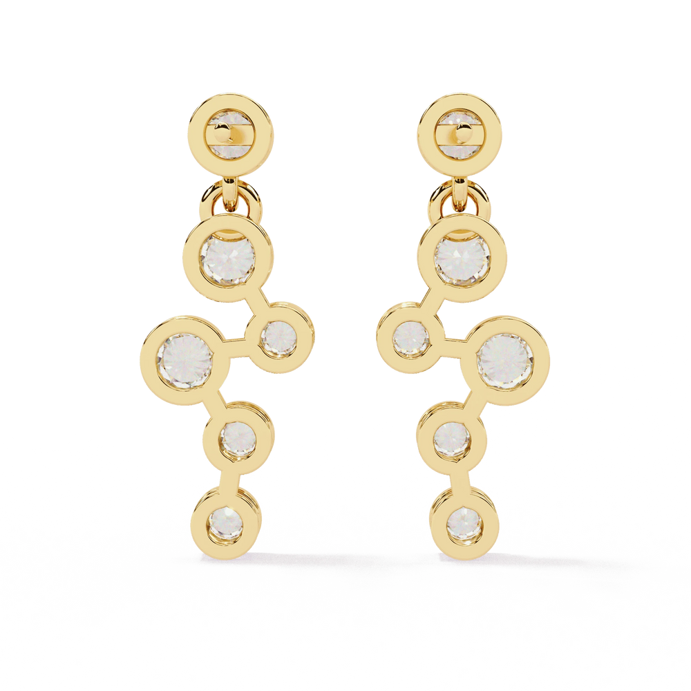 Diamond Stud Earrings for Women | Solitaire Stud | Ozziva