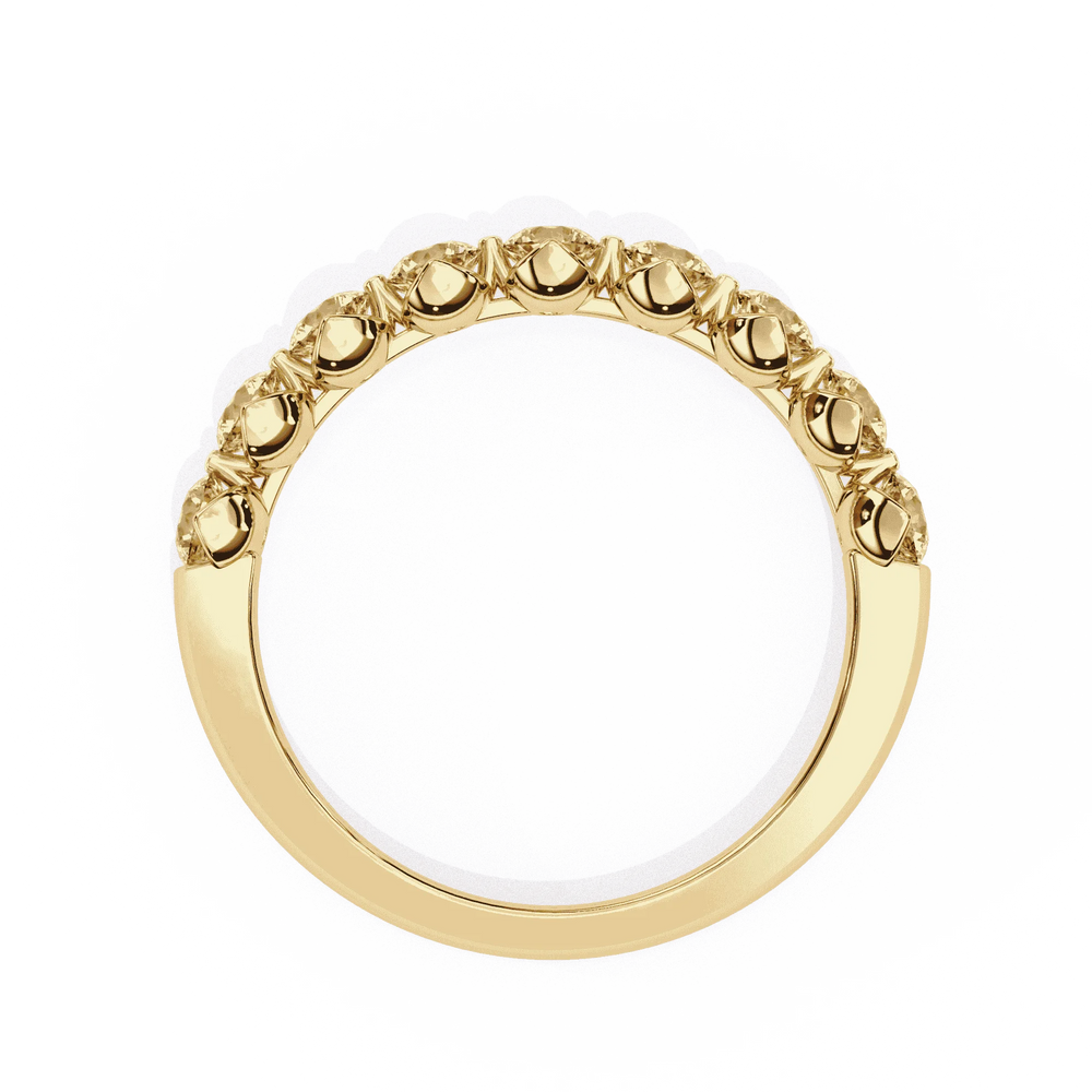 Diamond Band Ring for Women | Graduated Band | Ozziva
