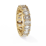 Diamond Eternity Ring | Emerald Cut Band | Ozziva