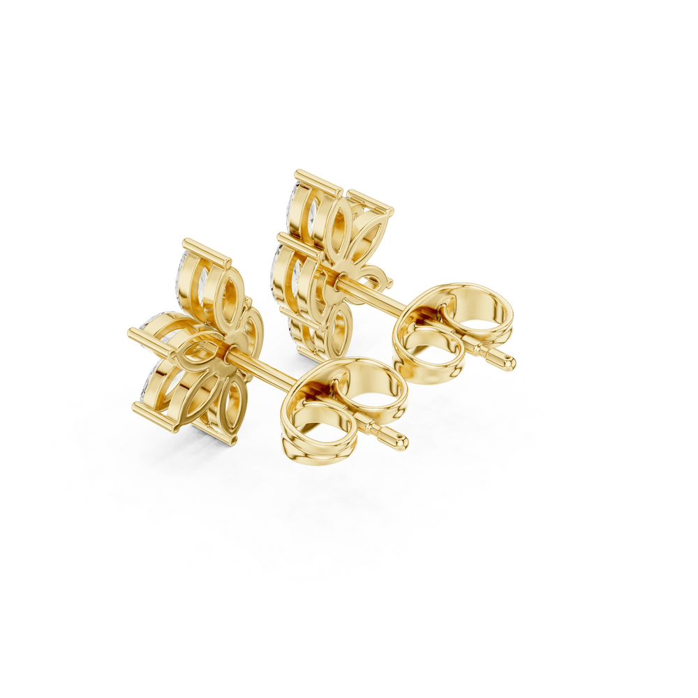 Diamond Hoop Earrings | Modern Hoops | Ozziva